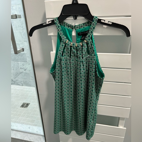 WHITE HOUSE BLACK MARKET HALTER BLOUSE - Picture 1 of 5